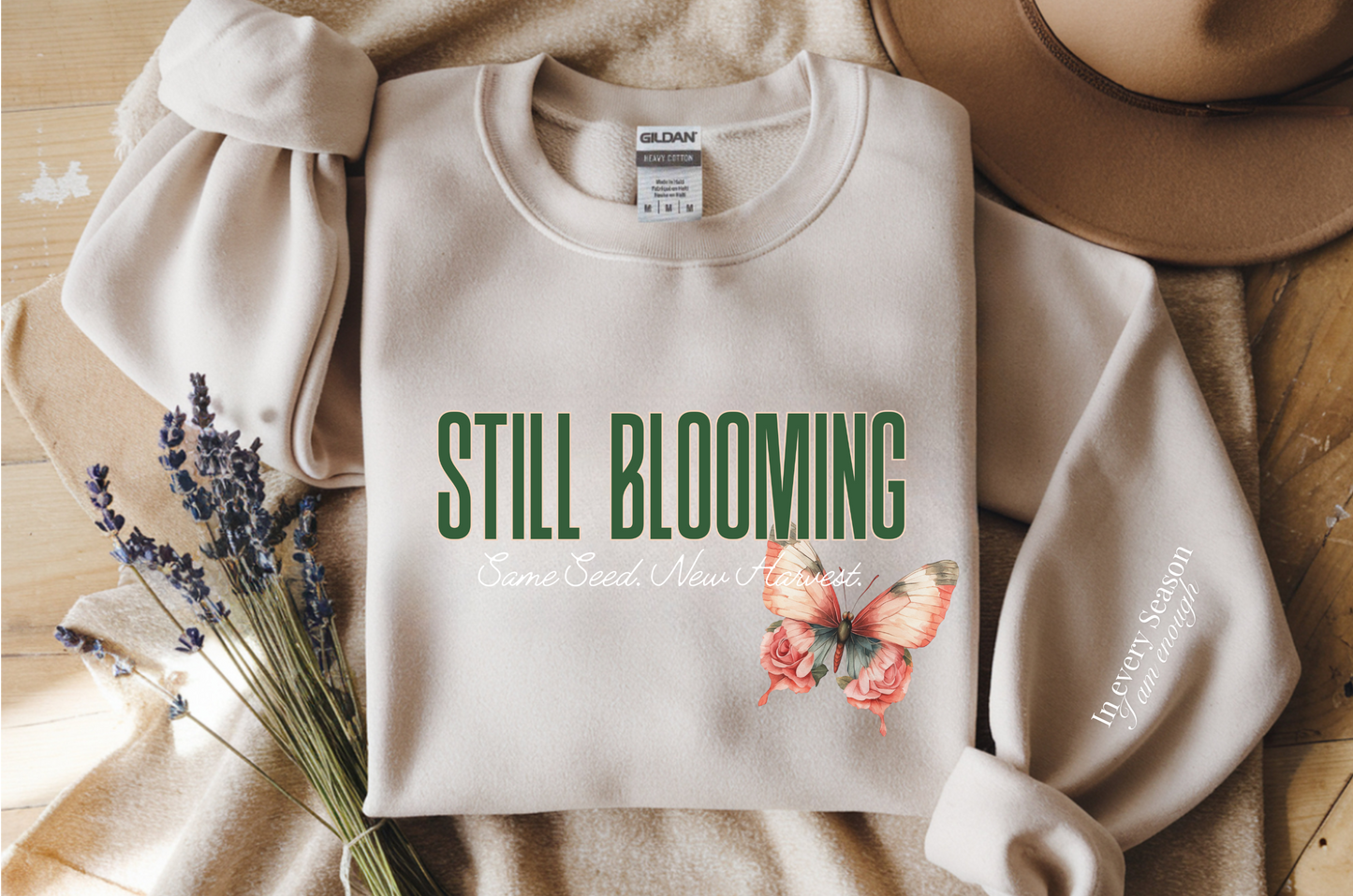 STILL IN BLOOM CREW NECK (LIMITED PRE ORDER SHIPS AND AVAILABLE FOR LOCAL PICK UP  11/5)