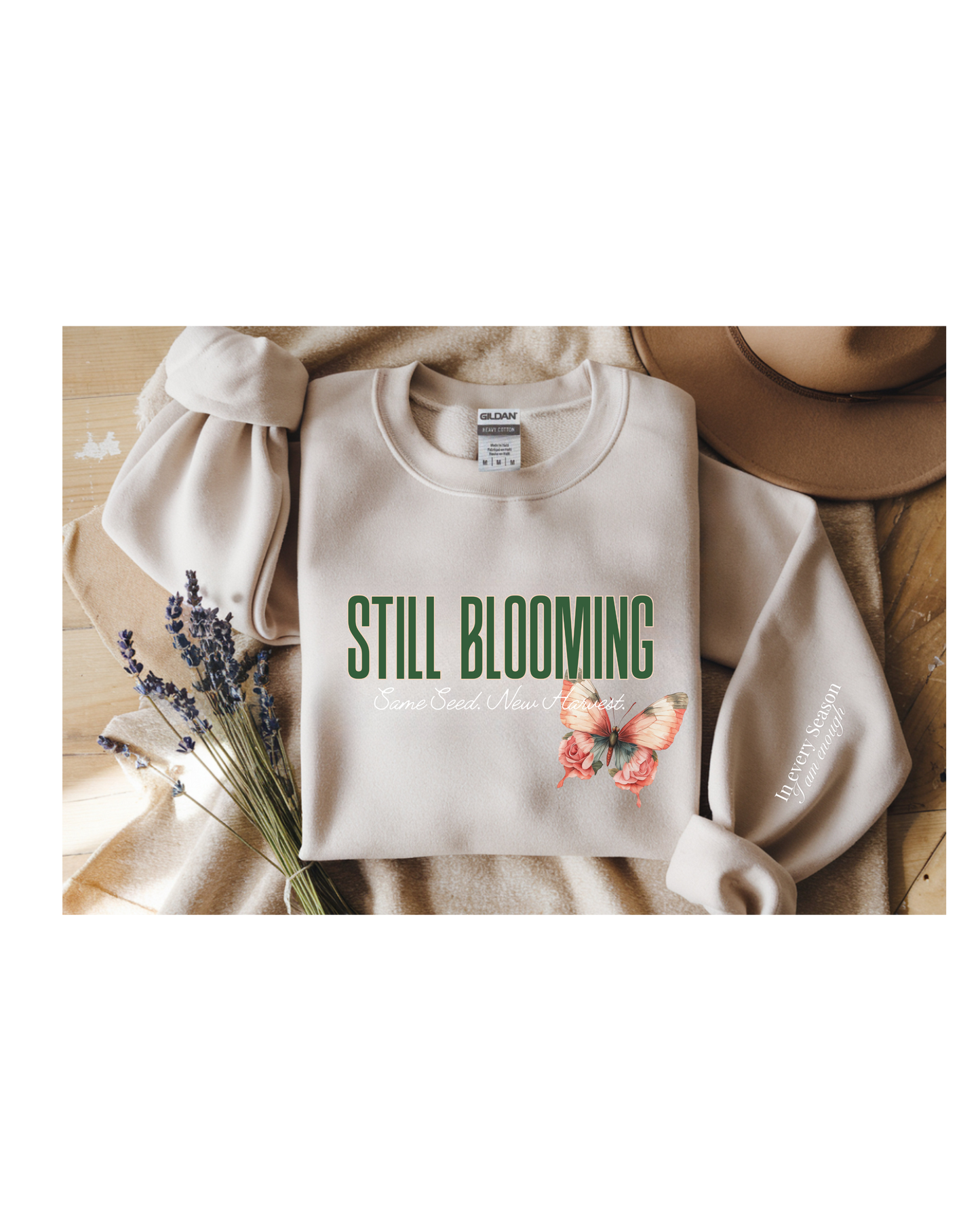 STILL IN BLOOM CREW NECK (LIMITED PRE ORDER SHIPS AND AVAILABLE FOR LOCAL PICK UP  11/5)